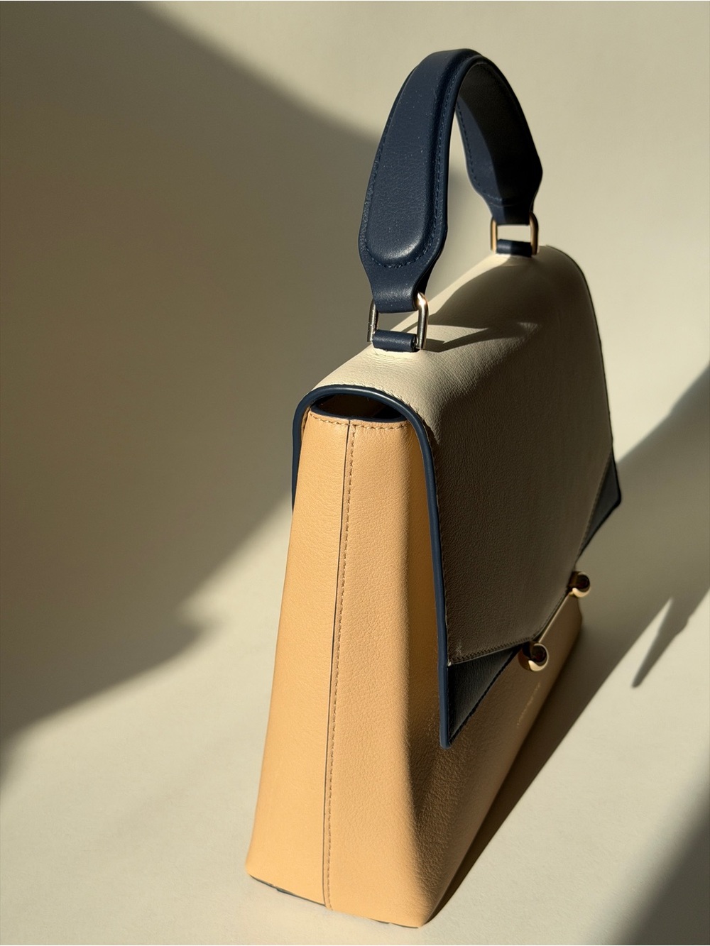 NEW IN BOX Strathberry Trinity Leather Tri-Colour Bag - Picture 6 of 16